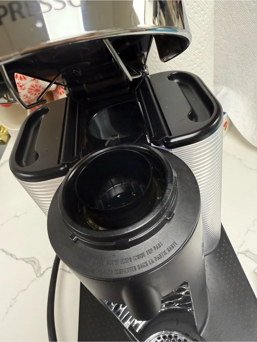 Breville Nespresso Vertuo Machine in Black and Silver